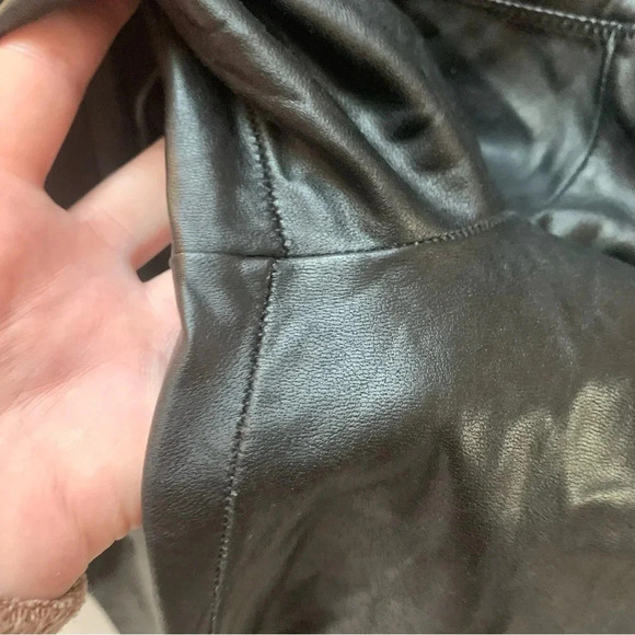 Wilfred Free Daria Pant High-waisted Vegan Leather leggings S - Picture 9 of 12